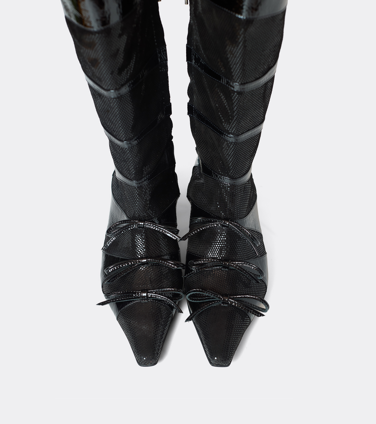 3 lazos caƱa alta - Taco 7cm - Imagen 5