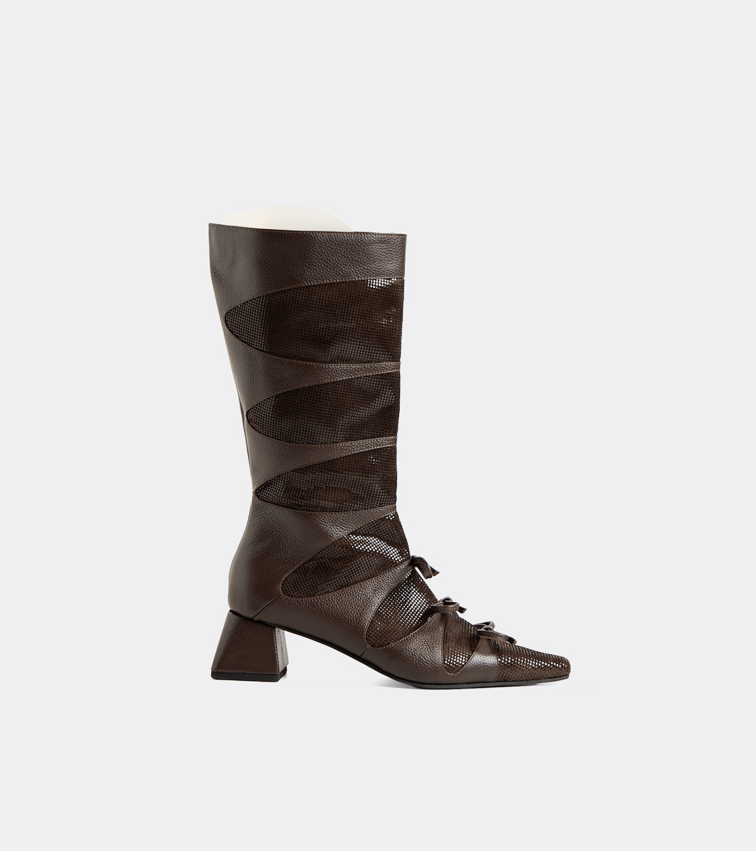 3 lazos caña alta - taco 4cm