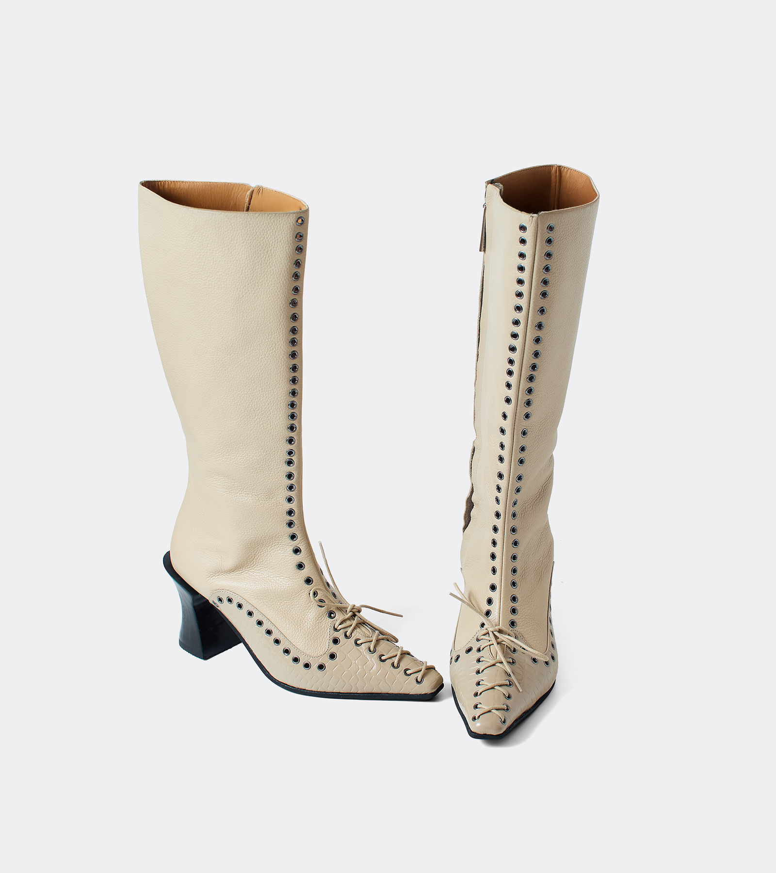 Beatriz - Taco victoriano 7 cm - Imagen 4