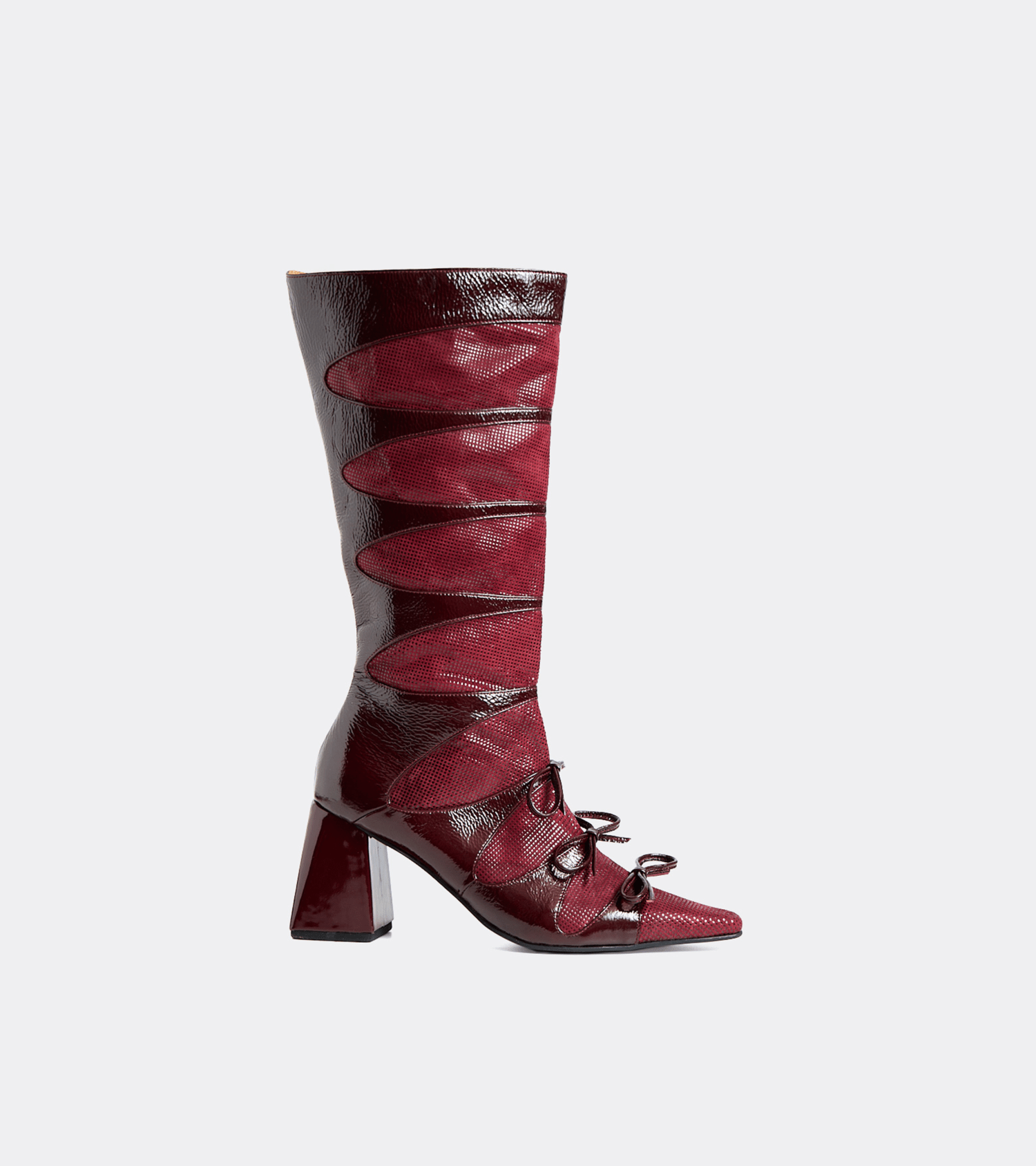 3 lazos caña alta - taco 7cm