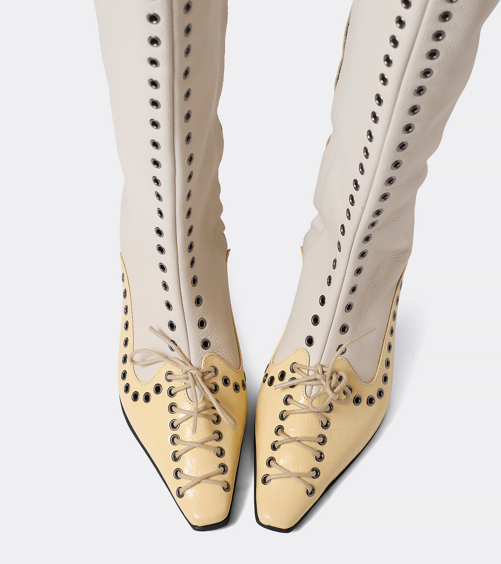 Beatriz - Taco victoriano 7 cm - Imagen 3