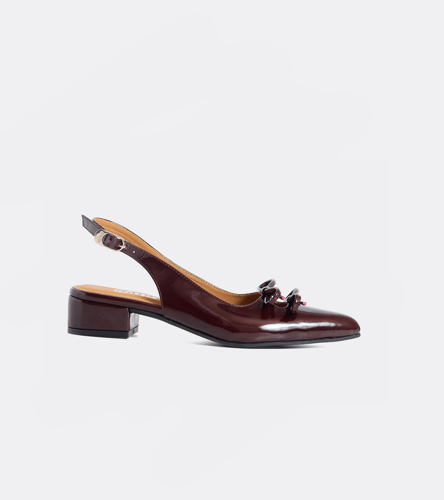 2 Lazos slingback - taco 3 cm